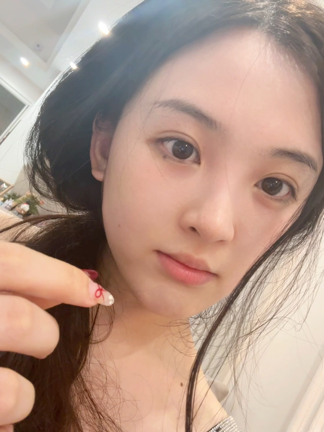 刚跳完操 累的出汗宝贝们 减肥了 不允许自己胖 ​​​