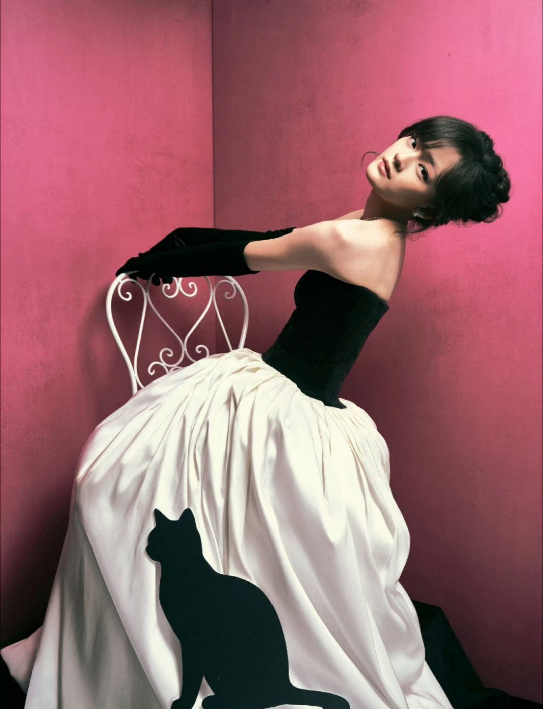 文淇你别太美了！！你今天好像奥黛丽赫本