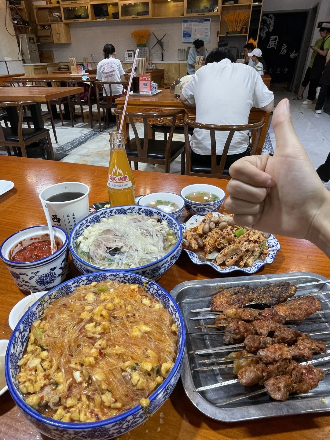 此行来西安吃过最满意的一顿……