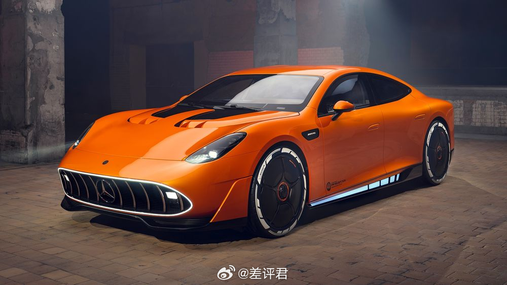 #差评说车# 前几天，奔驰端出了自己最新的AMG纯电概念车 AMG GT XX（