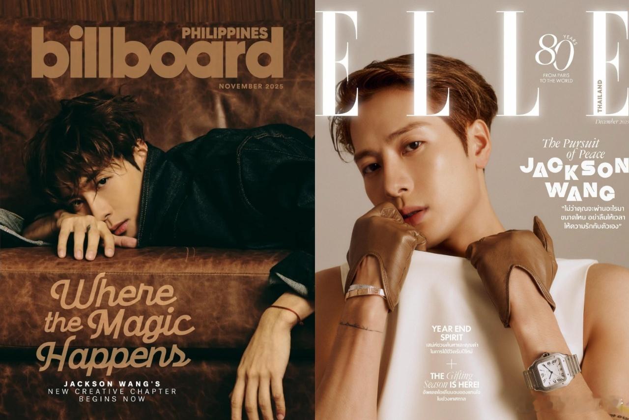 王嘉尔2025年度总结全是封面 权威主流各领域媒体合作全覆盖，这惊人的杂志世界版