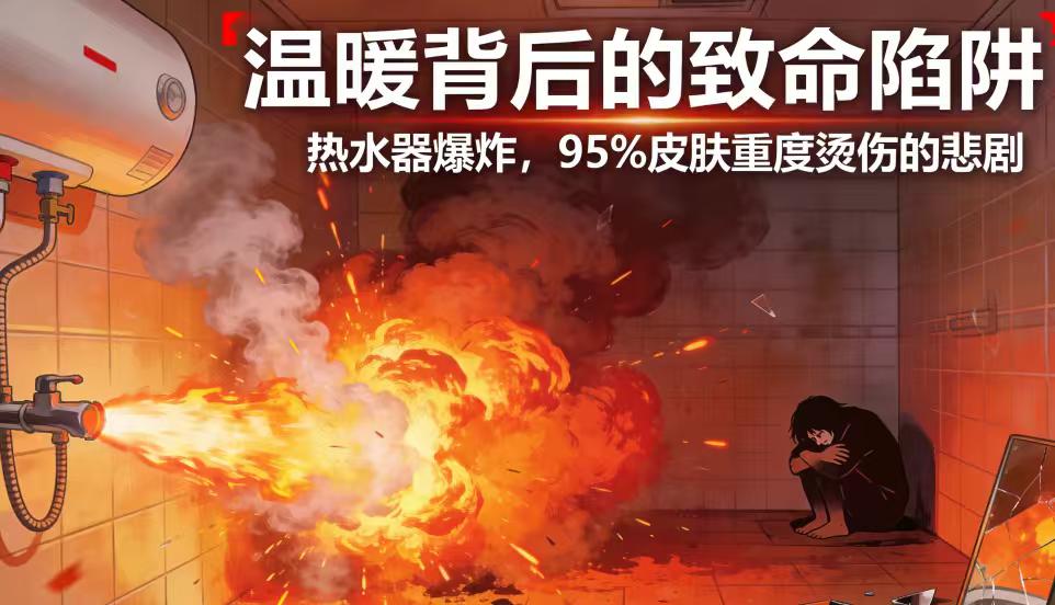 热水器爆炸女子全身95%皮肤重度烫伤，儿子砸门救母，九死一生终获新生
近日，一则