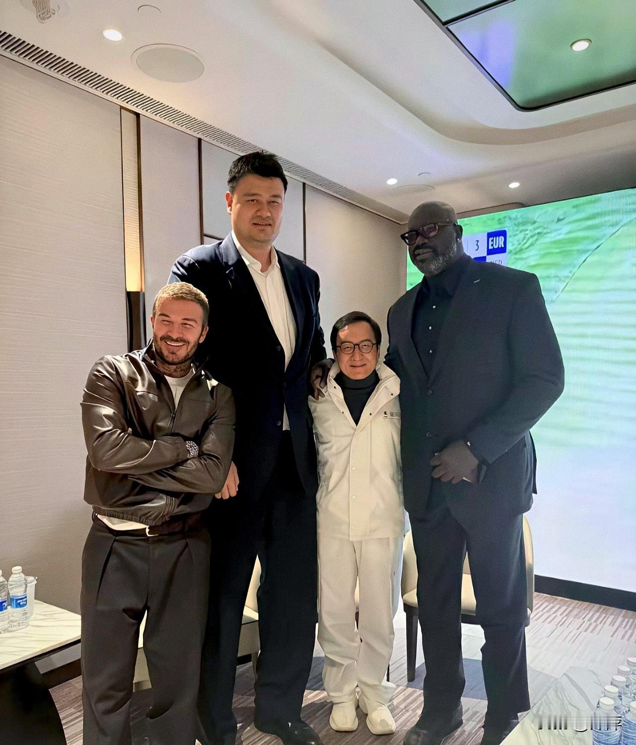 都是巨星啊.体育界.影视界