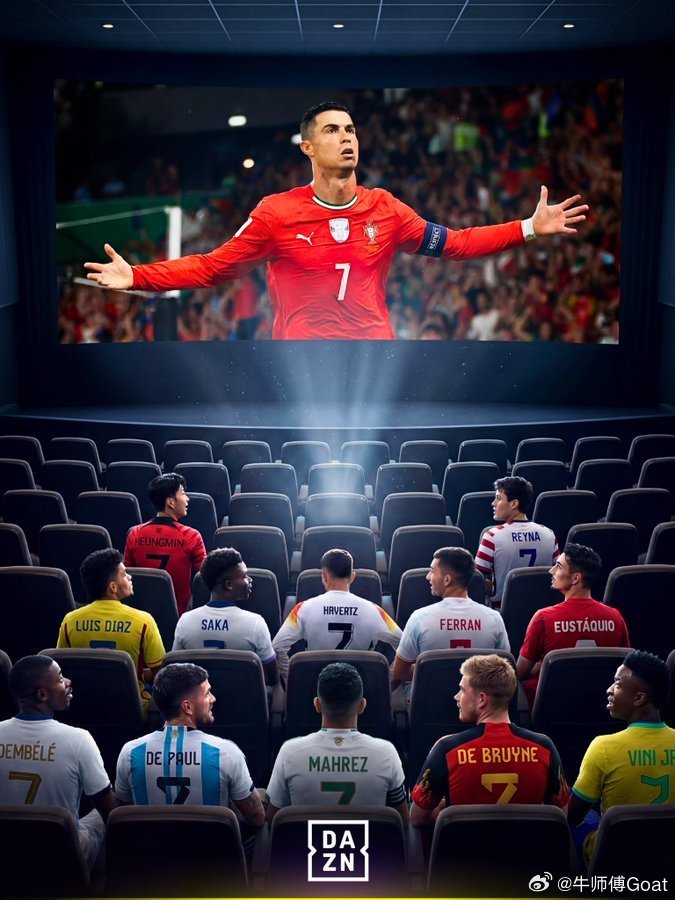 C罗 Dazn 的这个海报不错