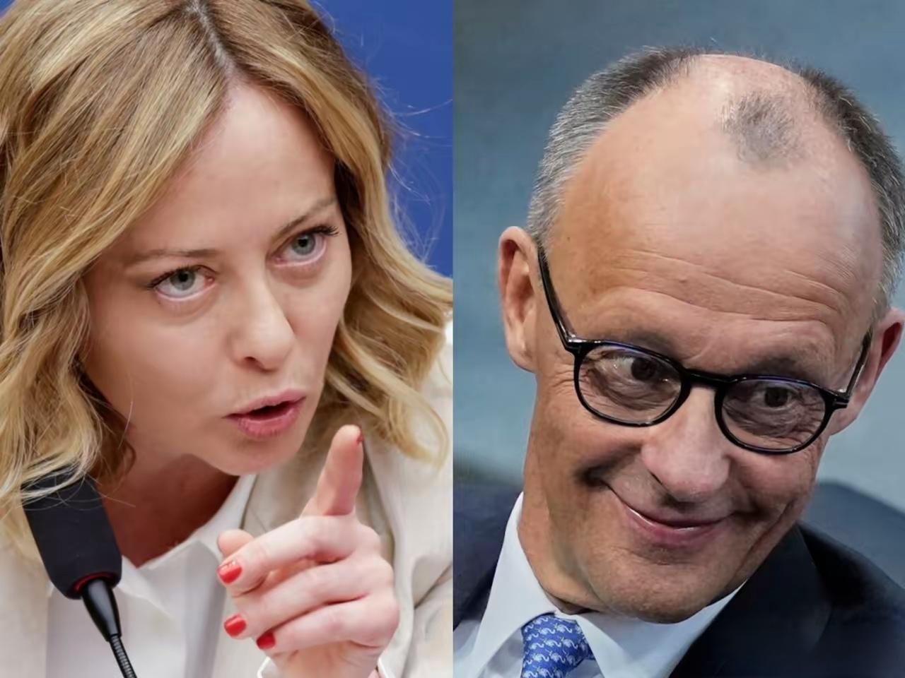 最新消息：梅洛尼与梅尔茨讨论了特朗普的“28点计划”。

罗马时间2025年11