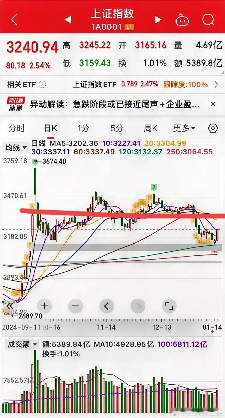 再次强调，目前仅仅是反弹！一个反弹大家好像都疯了，感觉明天就是大牛市了！不要被冲