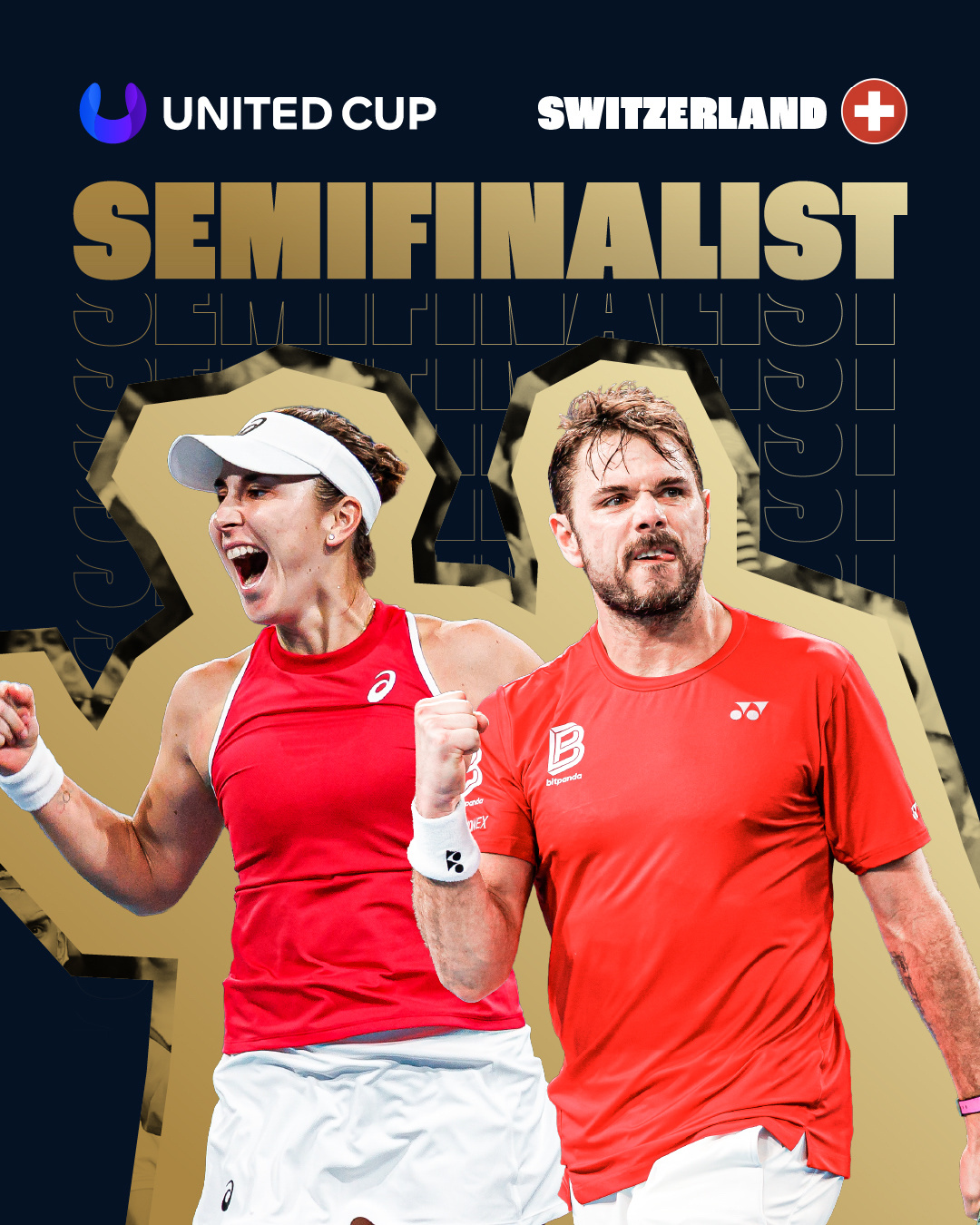 2026联合杯 联合杯珀斯赛区两队突围！🇺🇸美国队和🇨🇭瑞士队率先晋级四