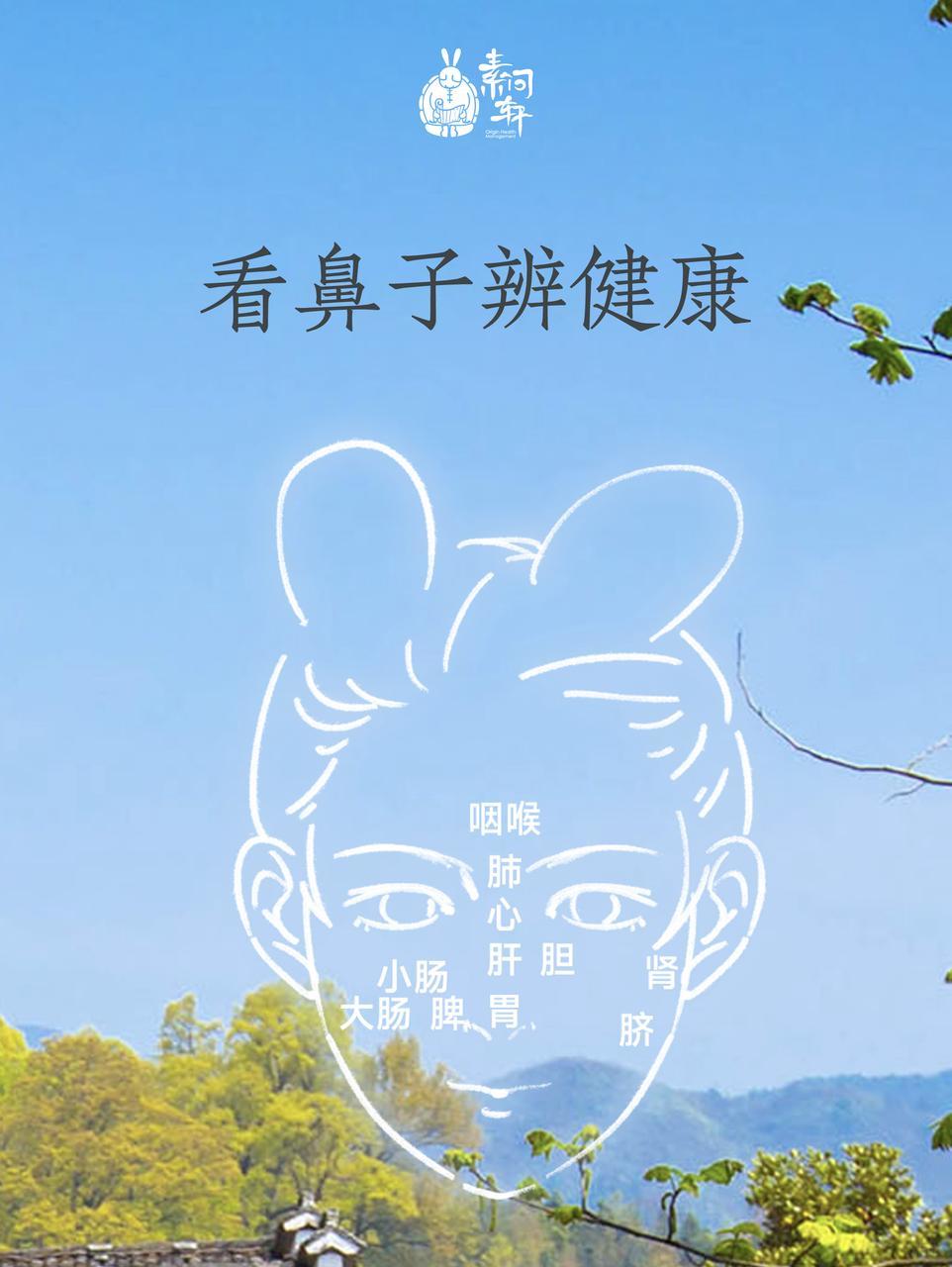 跟中🏥学望诊‼️5张图教你鼻子看健康