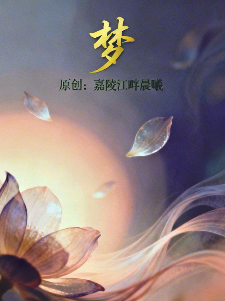 现代诗｜梦［原创］
作者：嘉陵江畔晨曦

在夜的幽谧回廊
月光洒下银霜
你，像一