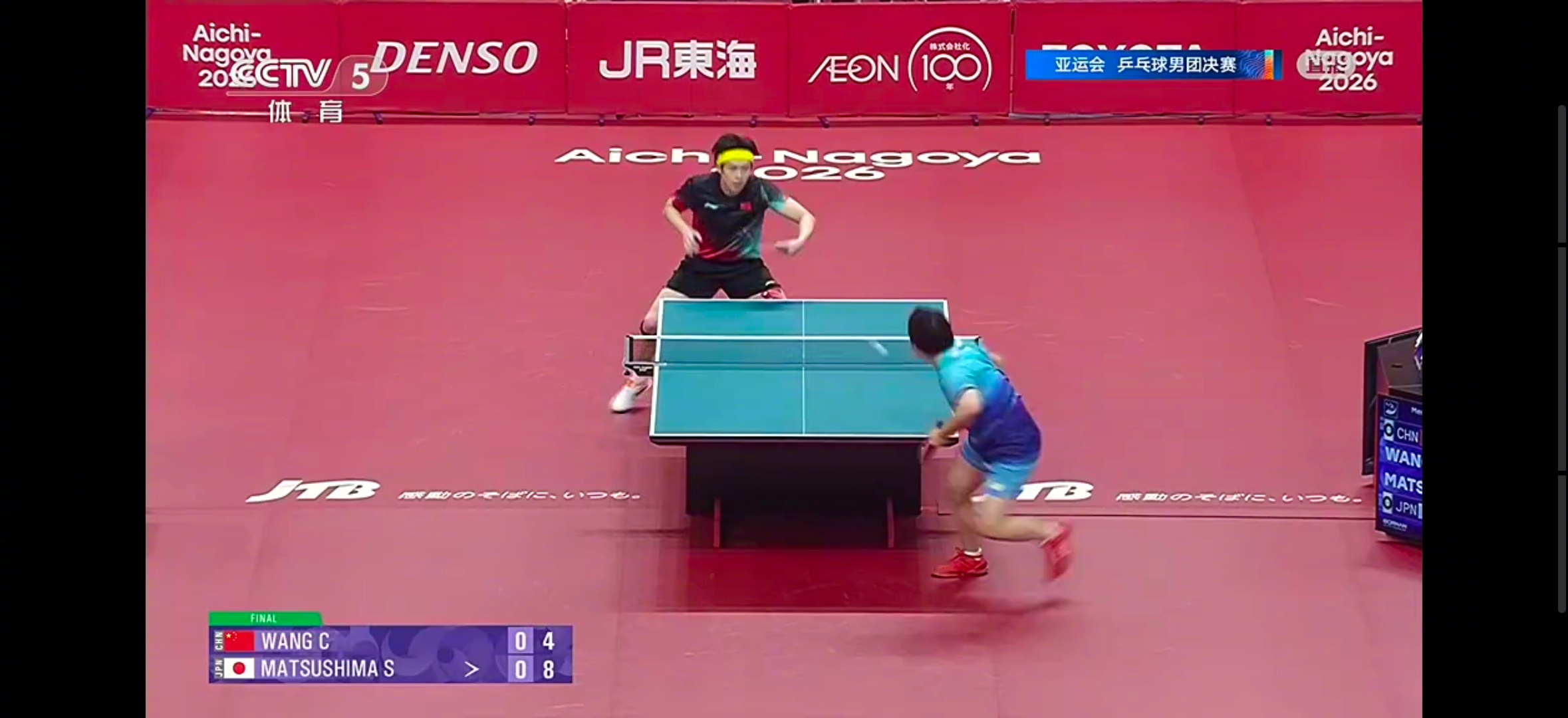 国乒vs日本决赛时间 日本人有备而来。 ​​​