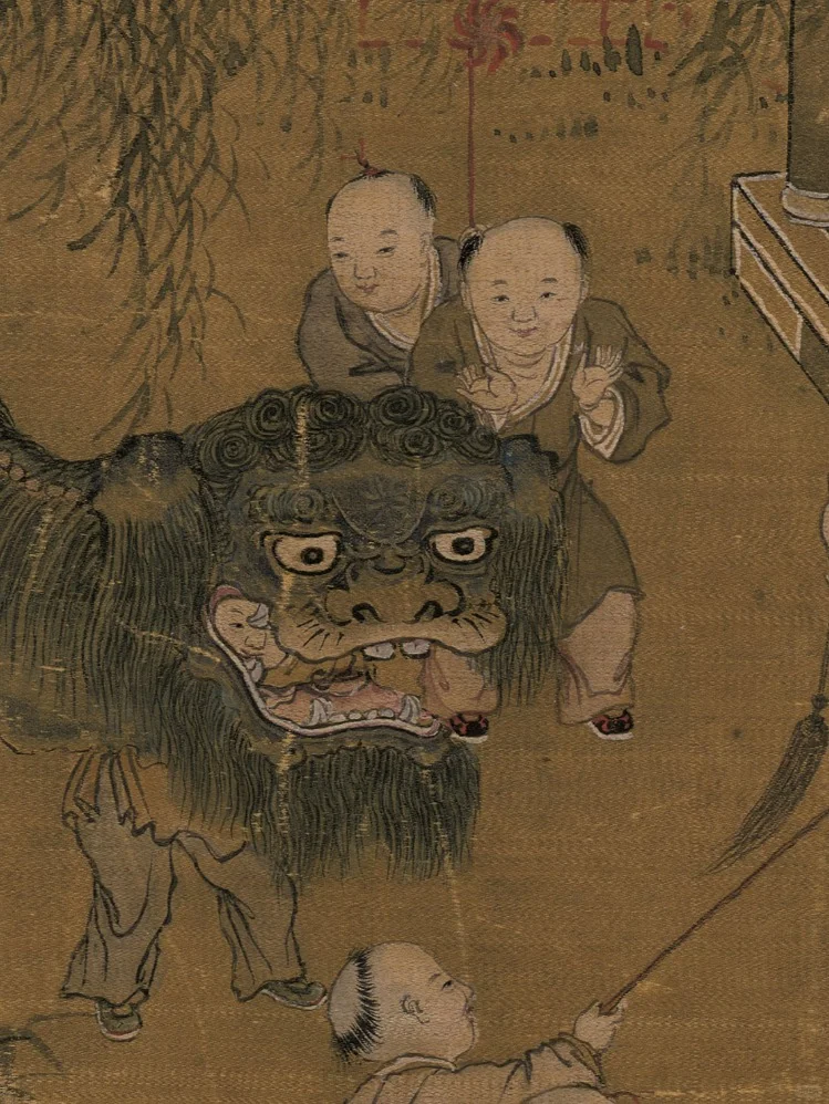 放大看古画，400年前的小孩哥都在玩啥？