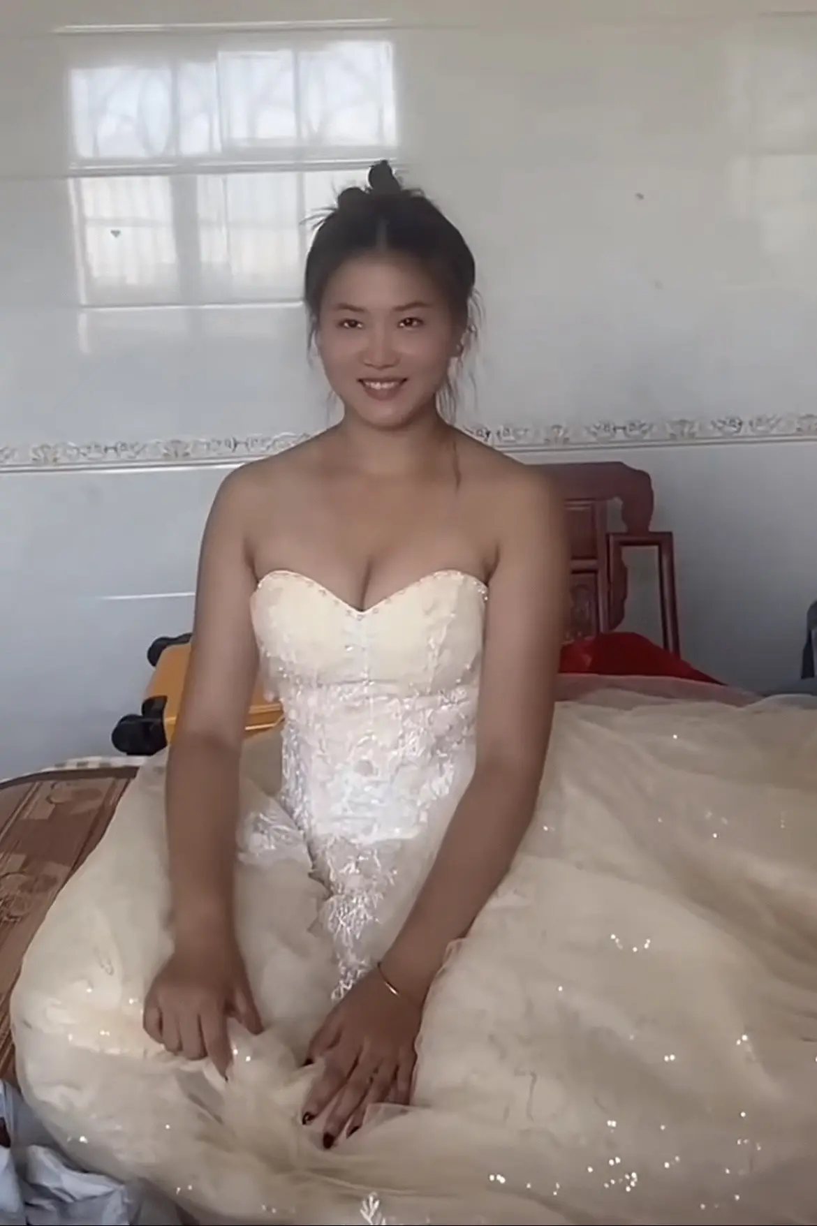 幸福的笑容，新婚快乐