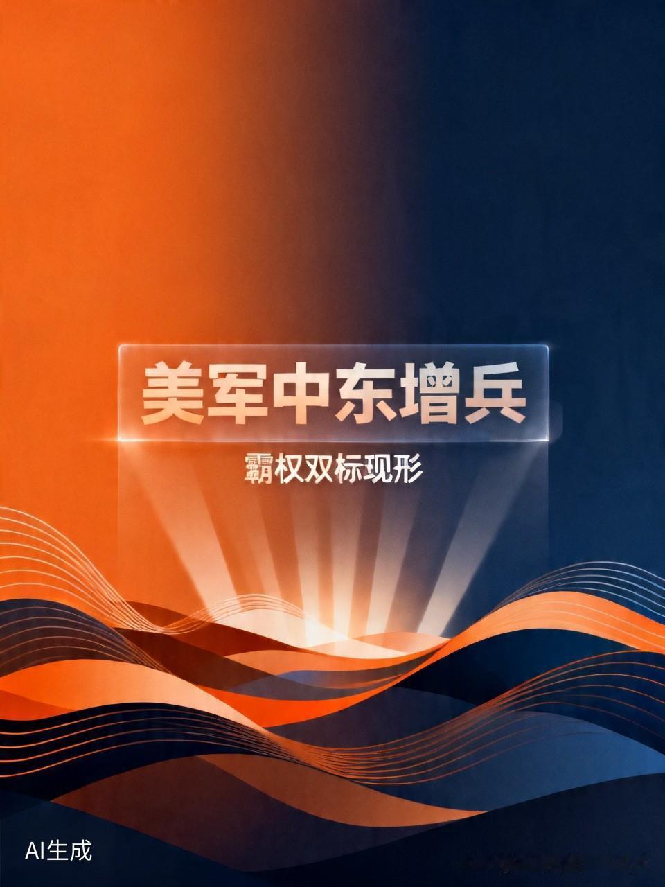 央视突发！美军增兵1万+压中东！谈崩是幌子，套路太明显！
 
嘴上喊停火，转身增