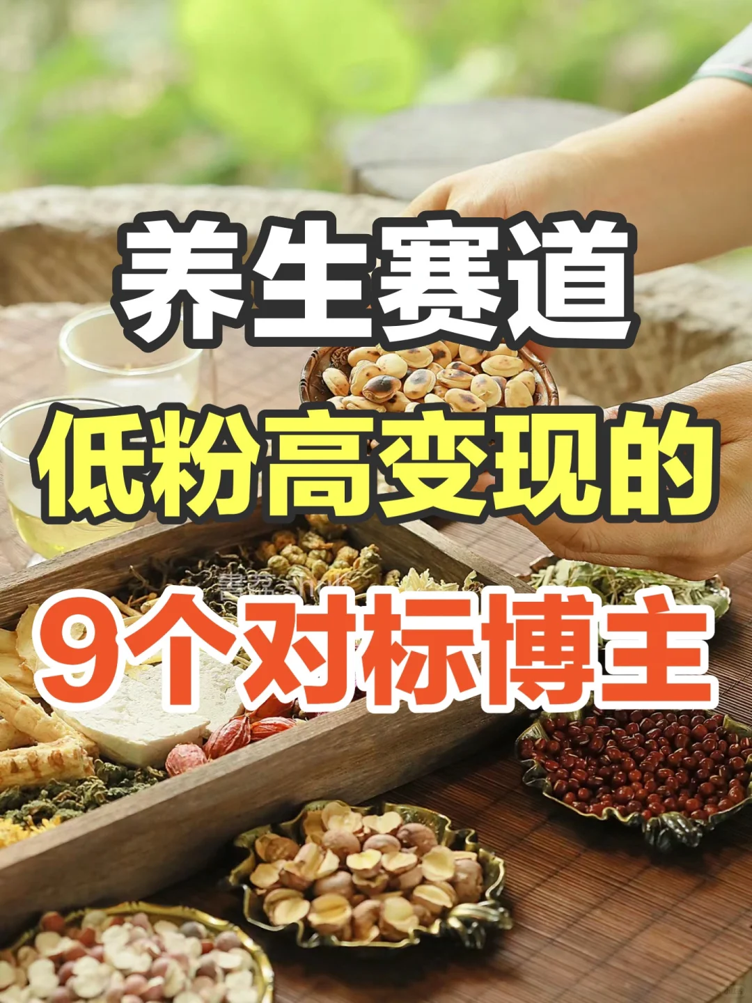 9个值得认真学习的，低粉高变现养生博主🔥||