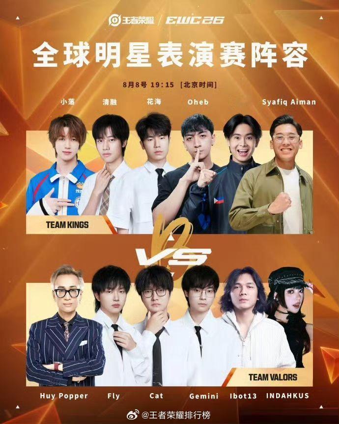 KWC明星表演赛明星表演赛开启！你最期待看到哪位的精彩发挥？ 