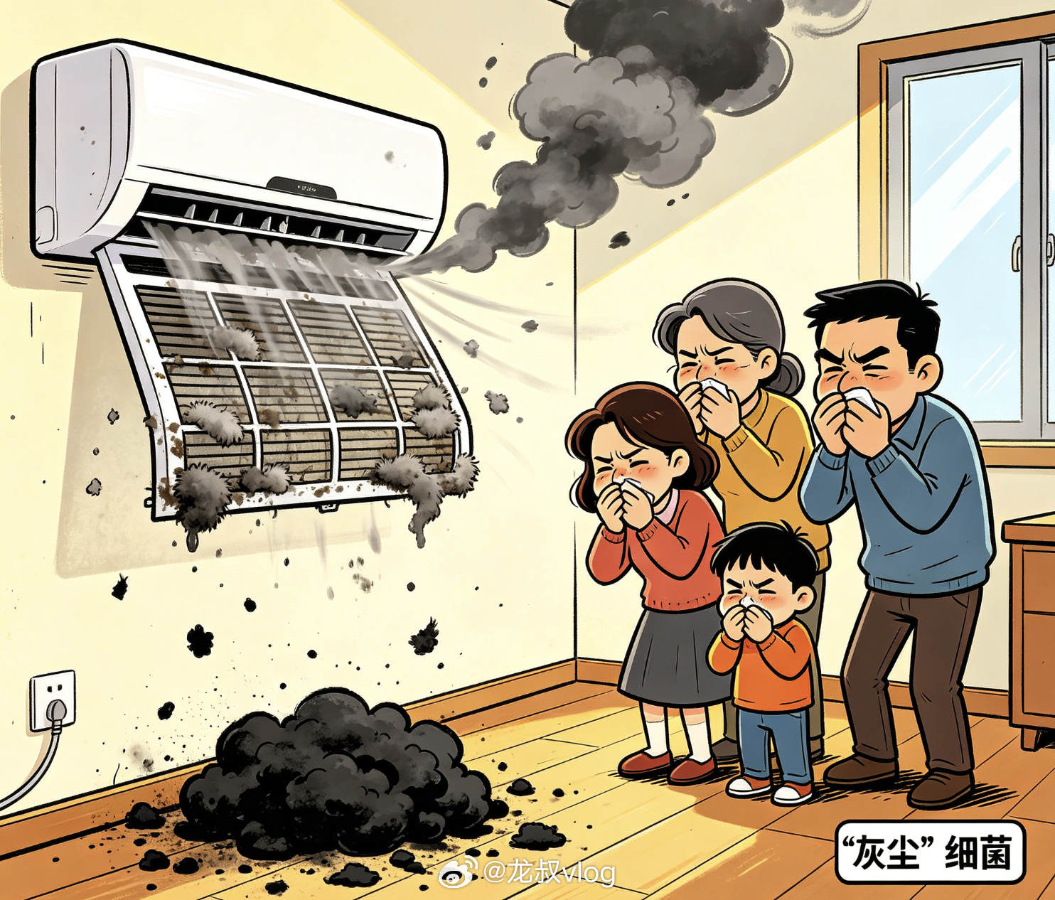 空调多久洗一次最合适 空调清洗这件事，两个极端都不可取。常年不洗的，滤网堆灰、蒸