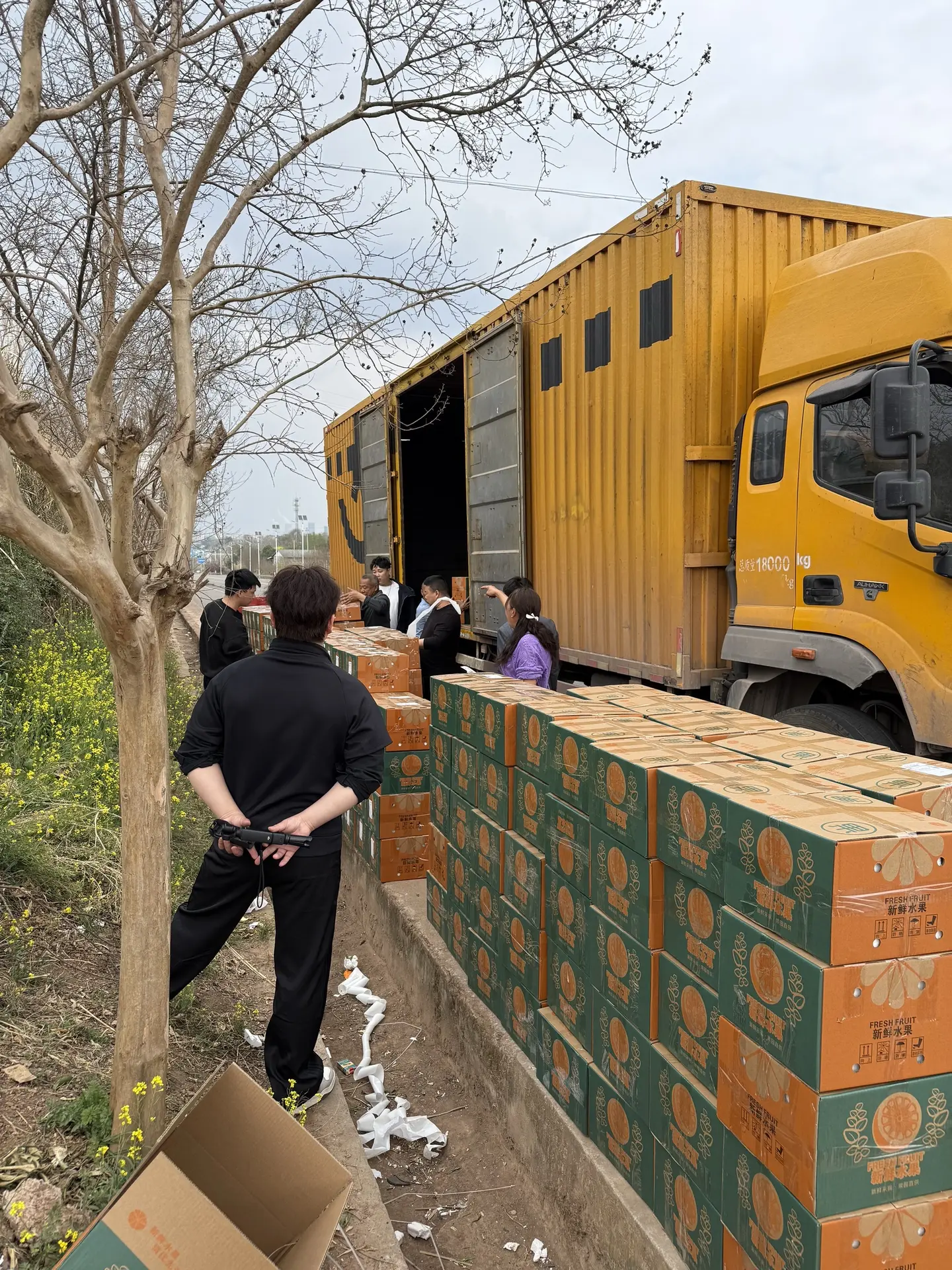 522件快递已发出，新农人真的也是辛苦的