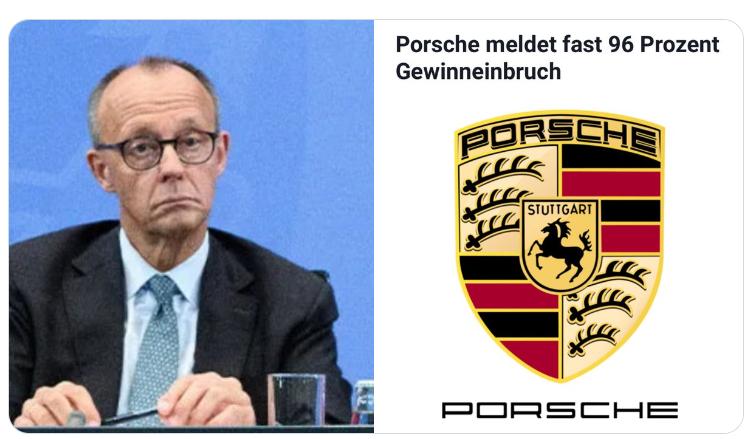 德国汽车品牌保时捷（Porsche）近日公布最新财报，公司第三季出现营业亏损9.