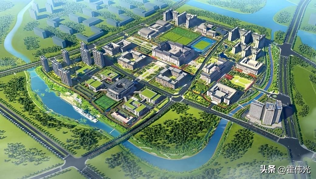 哈尔滨工程大学松北校区效果图曝光了，江北校区面积之大，环境之好在哈尔滨绝对是头部