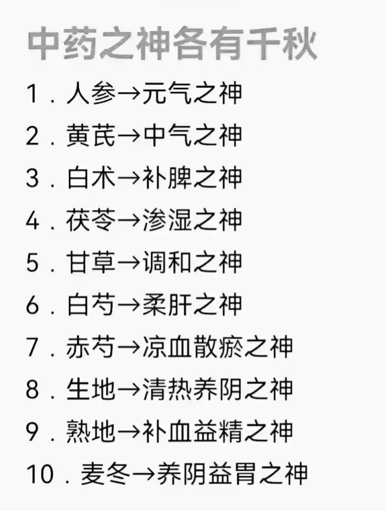 你是否知道，中药界也有“神级”药材？每一种都有其独特的功效和传奇故事，让人惊叹不