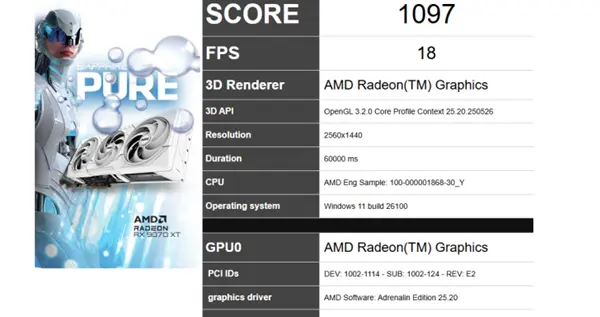 AMD銳龍9000G Zen5 APU首次現身跑分！核顯逼近3.1GHz