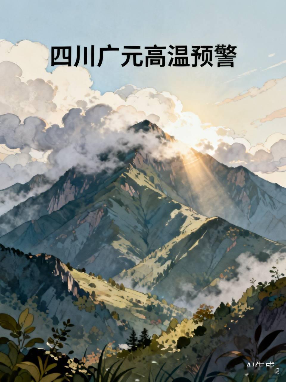 广元市，四川北重镇，武则天的故乡，秦岭山美，大巴山是广元市，这座城市是四川盆地相