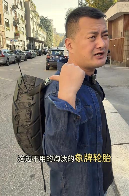 广东，博主“吴老臭”花30万买了辆宝马摩托车，结果才骑了800公里，轮胎就出现了