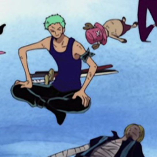 海贼王 海贼王 虽然吵架很凶，但是山治受伤索隆还是坐他旁边 