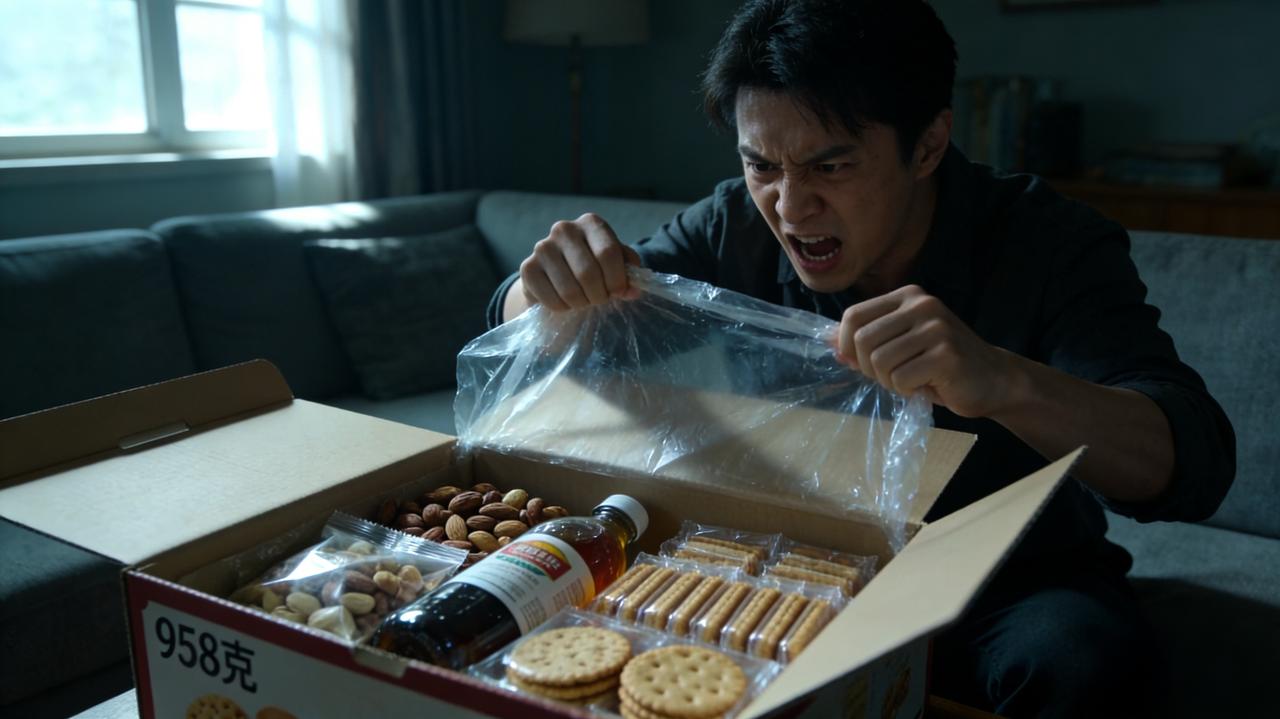 958克坚果礼盒仅含33克坚果？重量套路不该成节日消费潜规则

标称958克的“