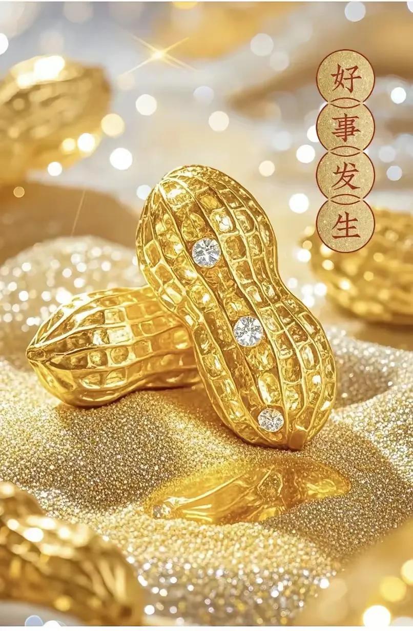 金玉良缘，好事发生，好事成双。送财运来啦 好运财运双双到