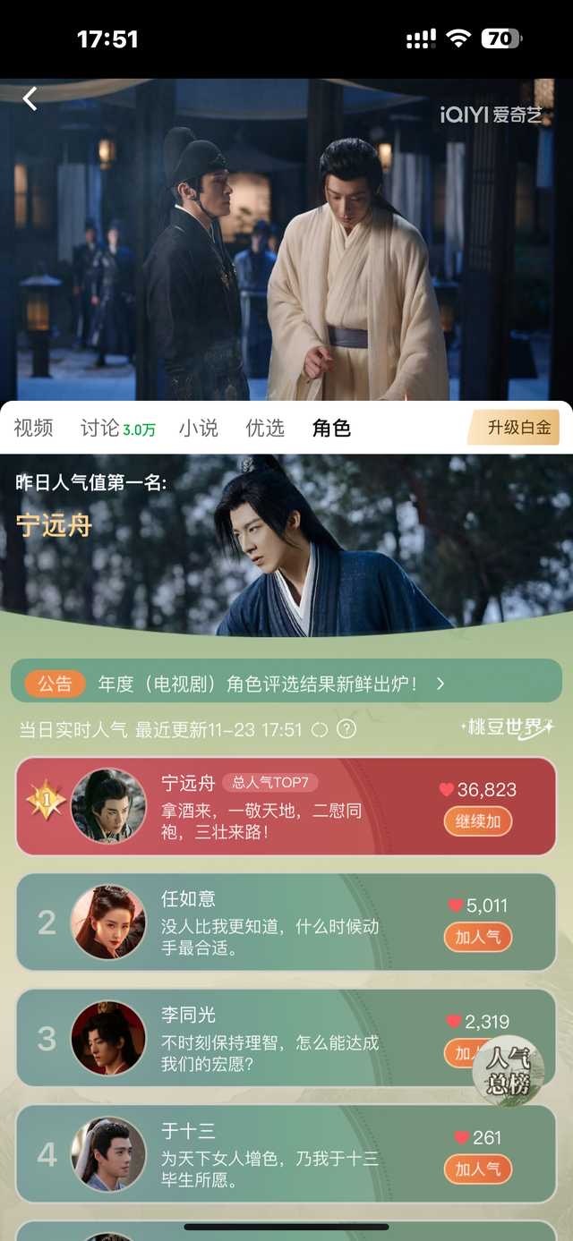 又见面了啊，宁远舟原来轮回刀的意思是走过了一年冬天，又可以相遇的意思。演员饰演过