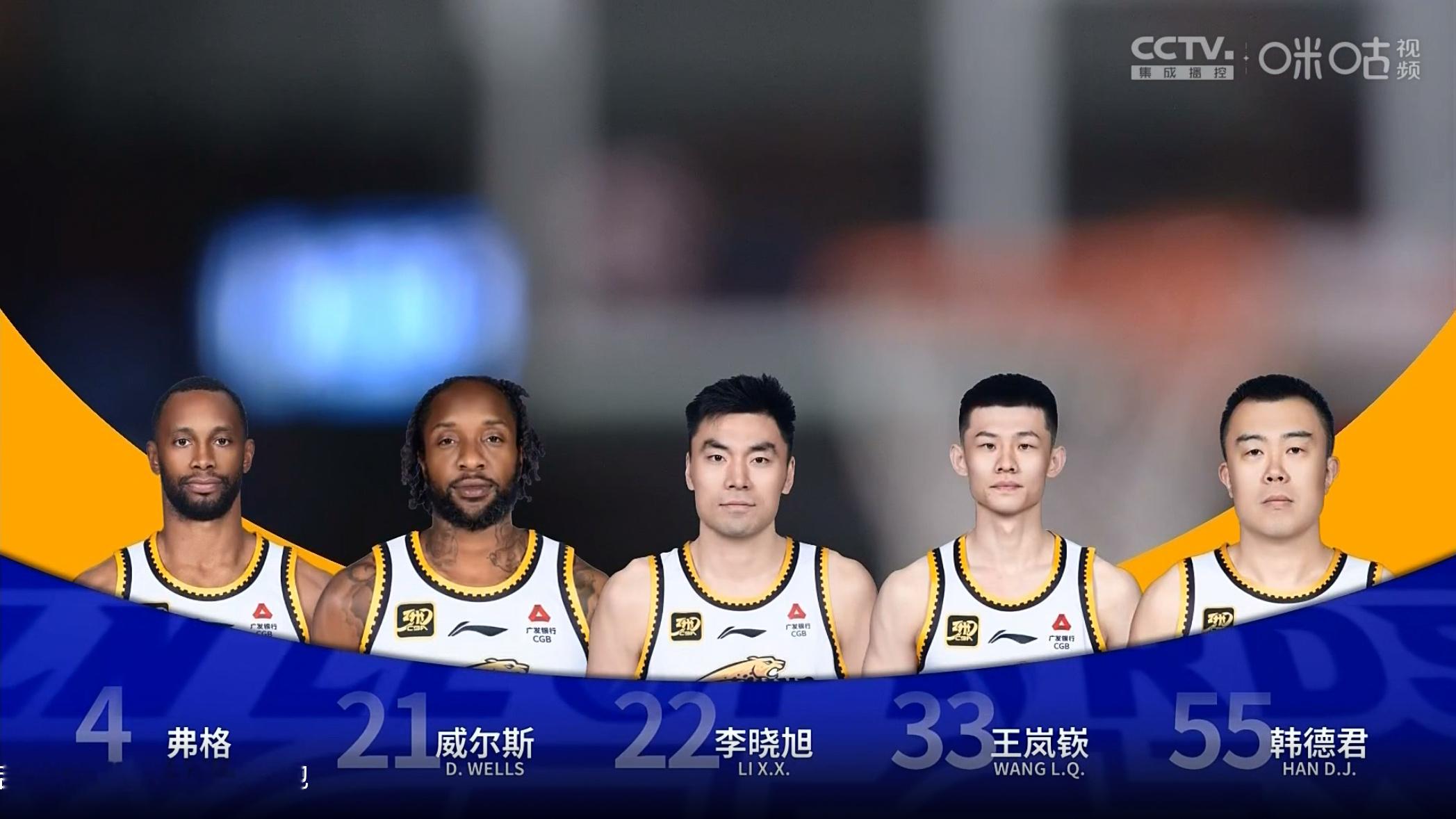 辽宁队今晚首发 