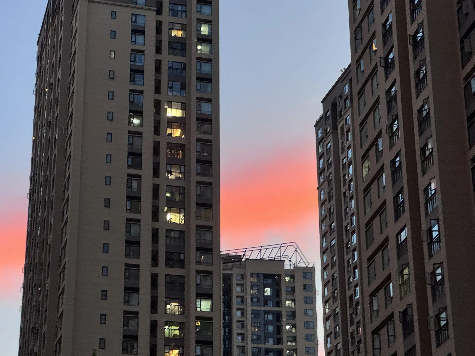 城市天际的浪漫
