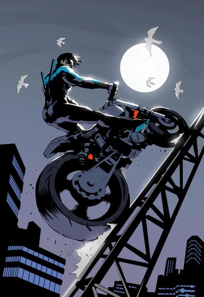 写到哥摘下摩托头盔的时候突然觉得不对，回忆了一下漫画，哥好像一直在无头盔危险驾驶