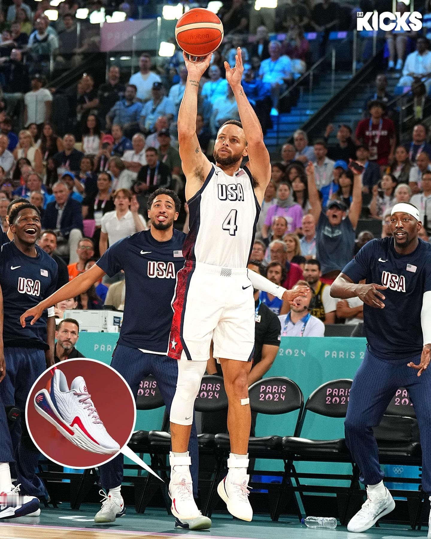 #SNEAKERS ON COURT# Steph went crazy in 