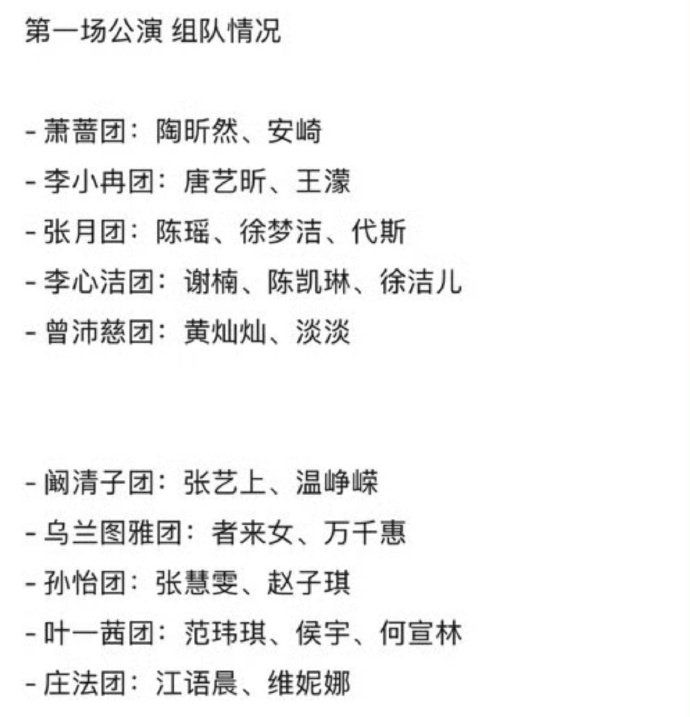 徐洁儿李心洁一组 太会分组了！徐洁儿李心洁同框，舞台质感拉满 
