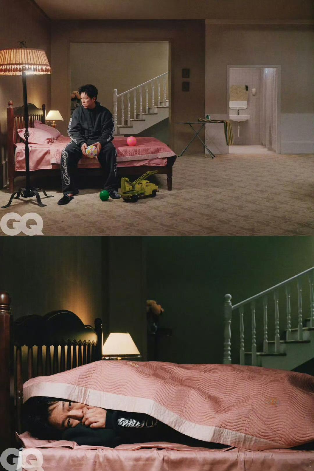 黄渤拍杂志比过年还热闹 黄渤 世界乱套我拍照 这哪是拍杂志，分明是片场过年！黄渤