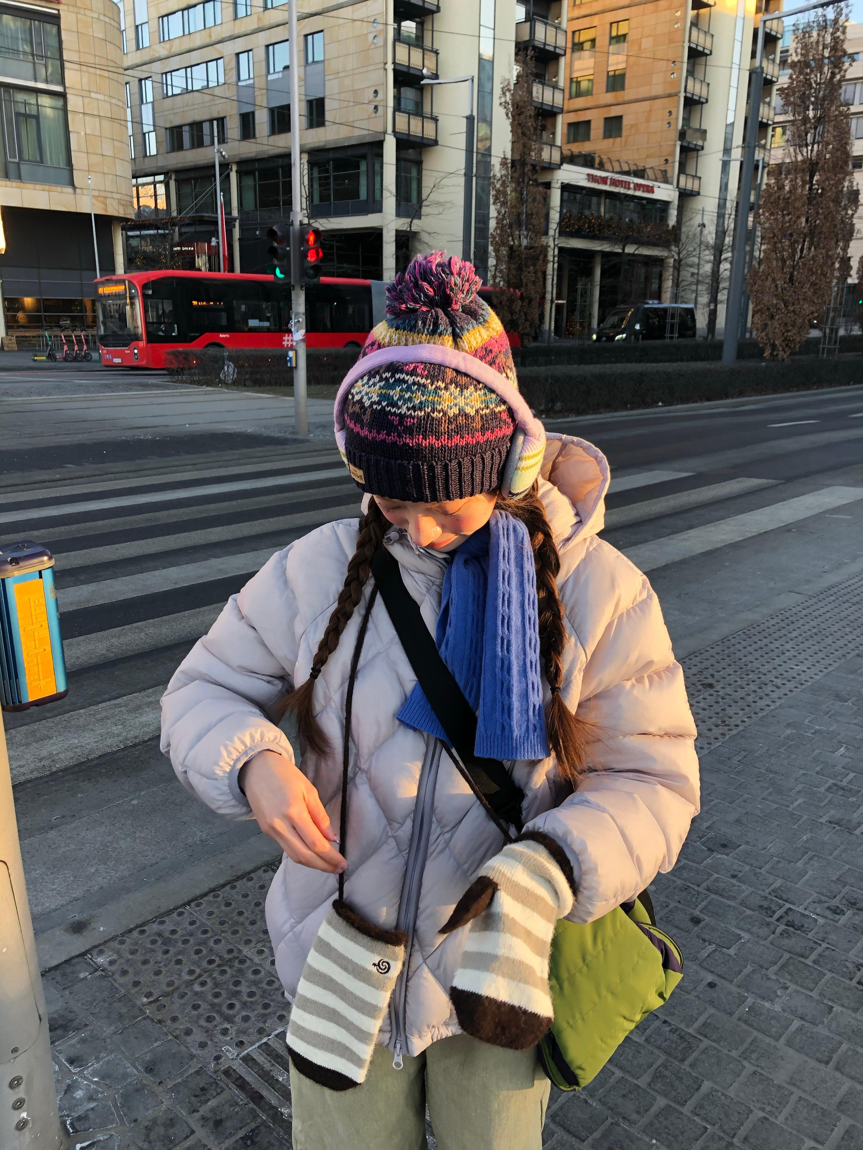 在奥斯陆的第一天，太阳刚刚升起就要落下了（朋友给我拍的这组好喜欢呀！ 