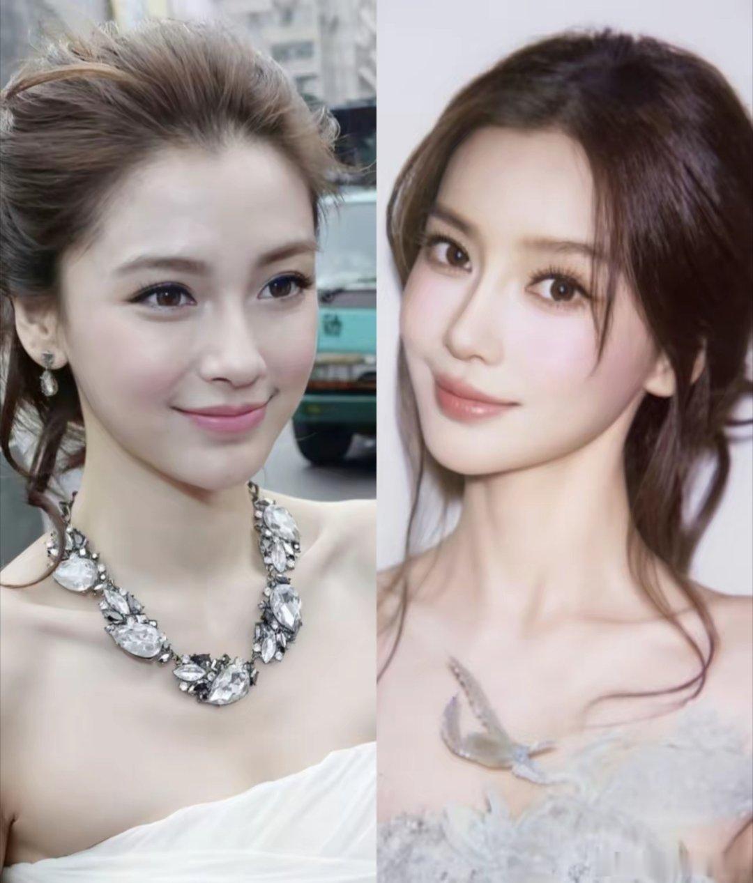 发现了吗？杨颖才是对自己最狠的人几十年过去了一点都没变老这骨相和发量真是太绝了，