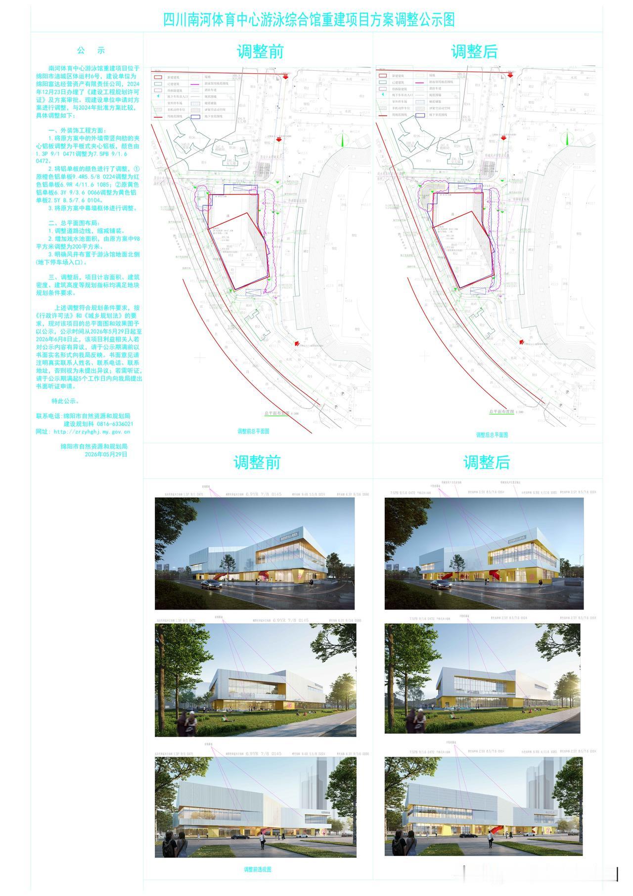 绵阳南河体育馆重新建设！
