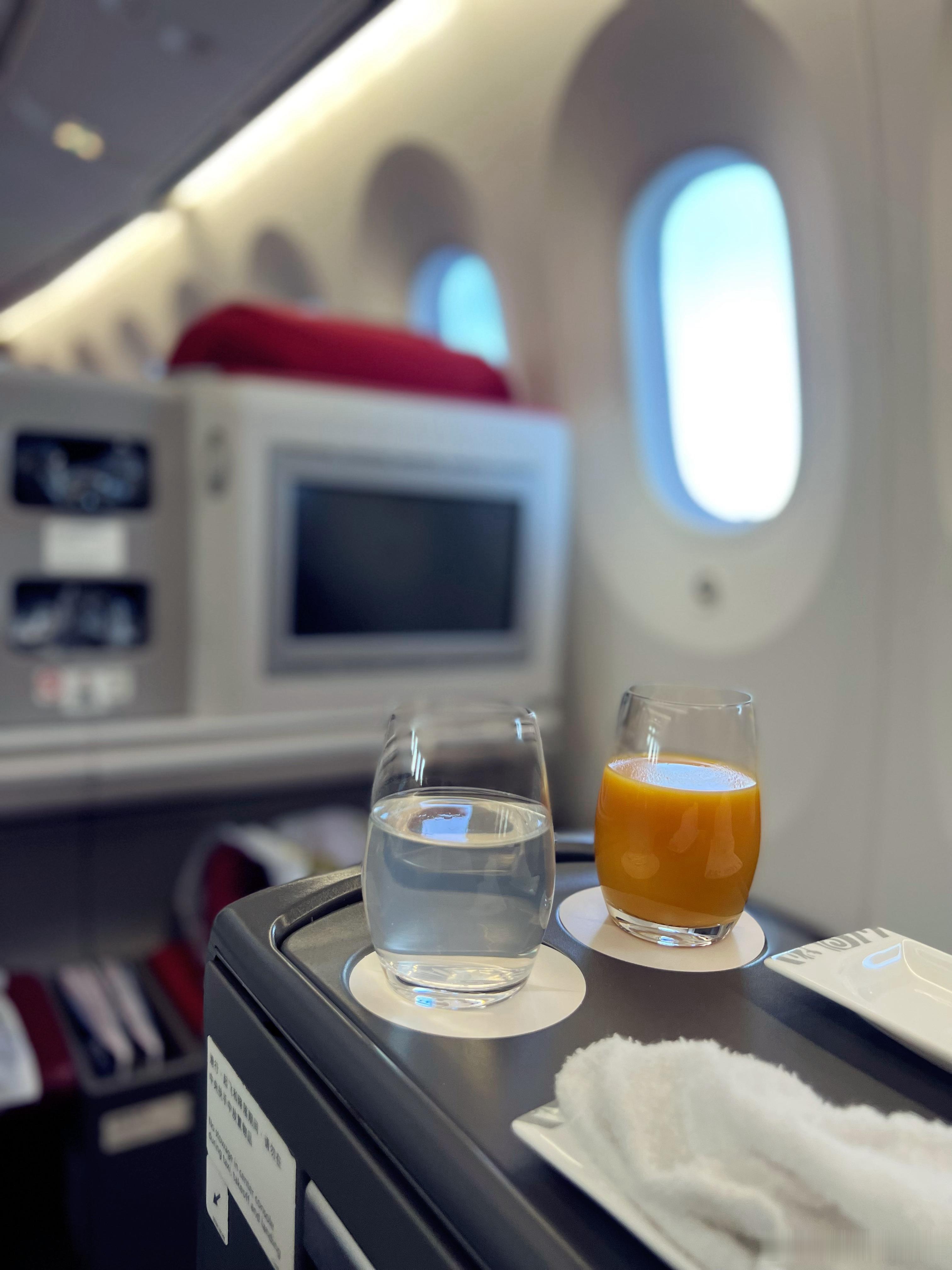 接着飞✈️海航有椰子水诶……开森  ​​​