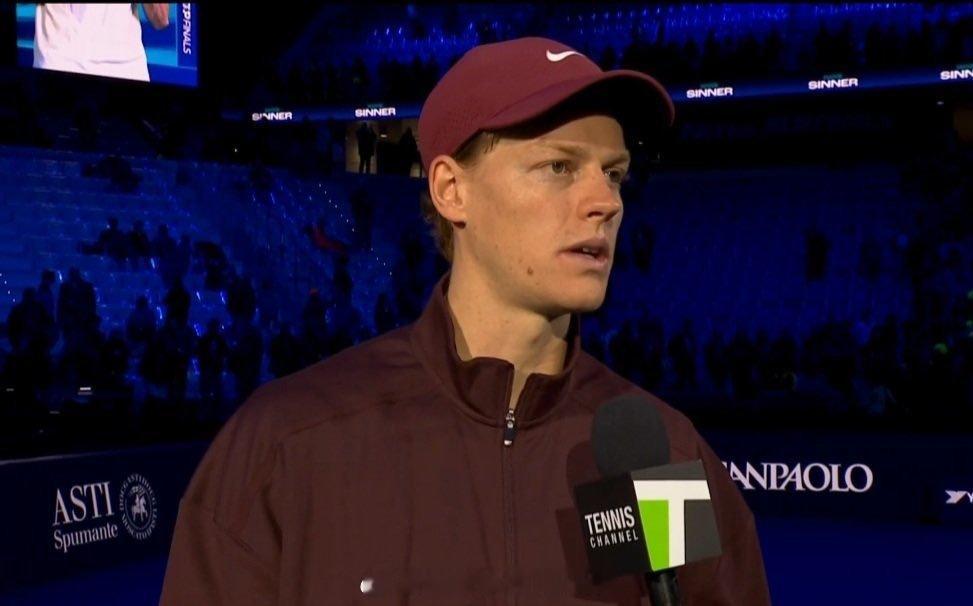 辛纳谈ATP总决赛 本土作战感受🗣️“说实话，这个国家给了我很多，代表意大利出