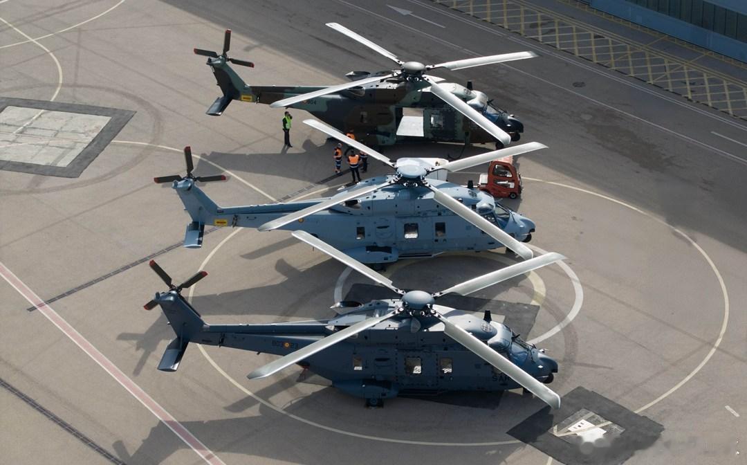 【 兵器欣赏 ： 武器装备    2024年12月交付的西班牙陆军NH90直升机