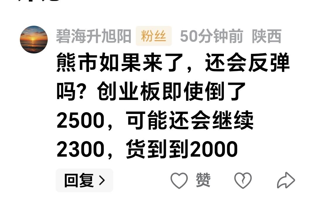 基金：熊市如果来了，还会反弹吗？创业板即使到了2500点，可能还会继续跌到230