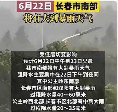 咱长春这雨啊，算是龙王跟咱杠上了，说下就下，主打一个“雨露均沾”。
 这不官方预