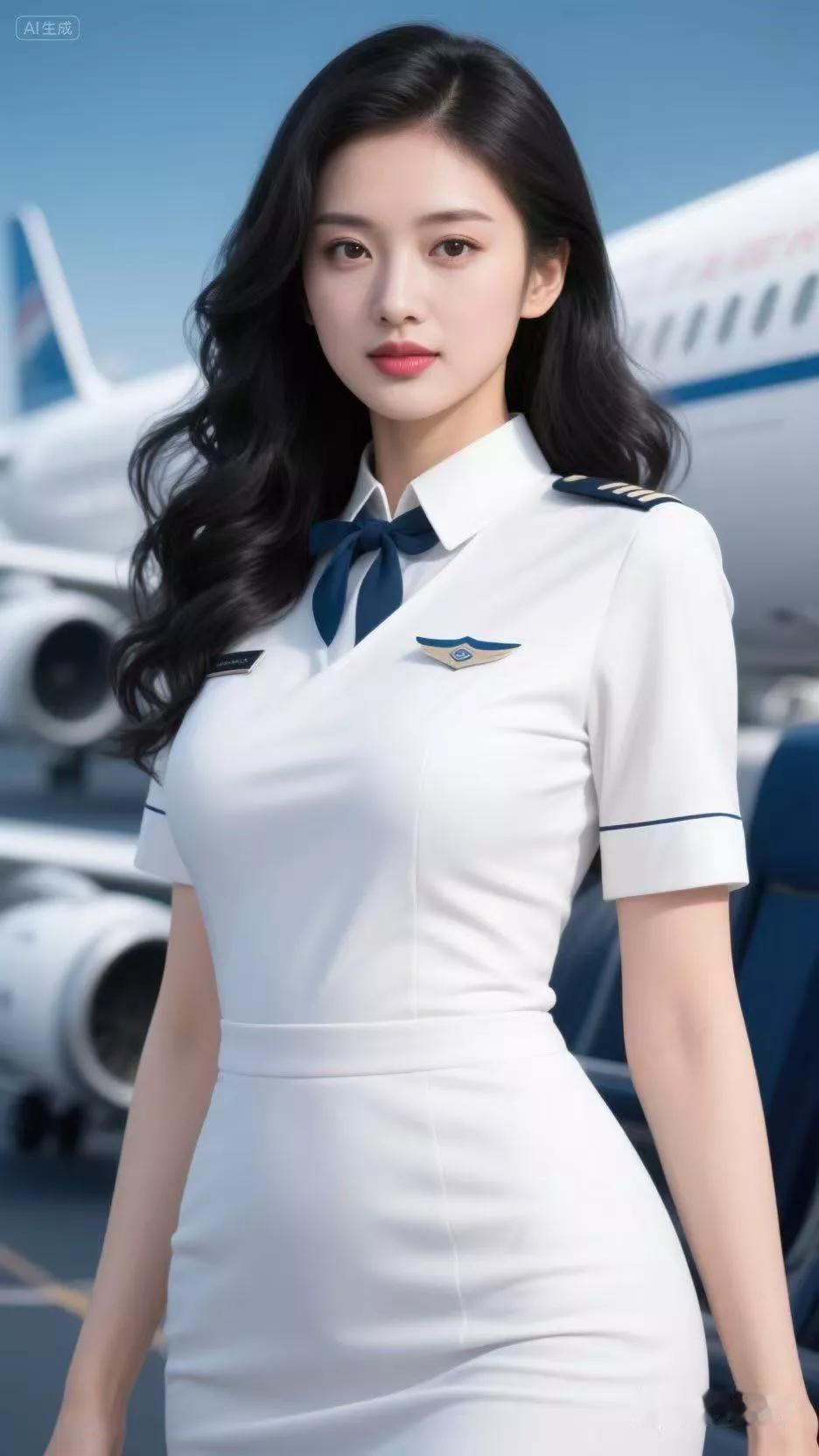 美丽的空姐穿搭（180空姐写真 空姐 空姐职业制服 空姐穿搭 时尚空姐服 ）