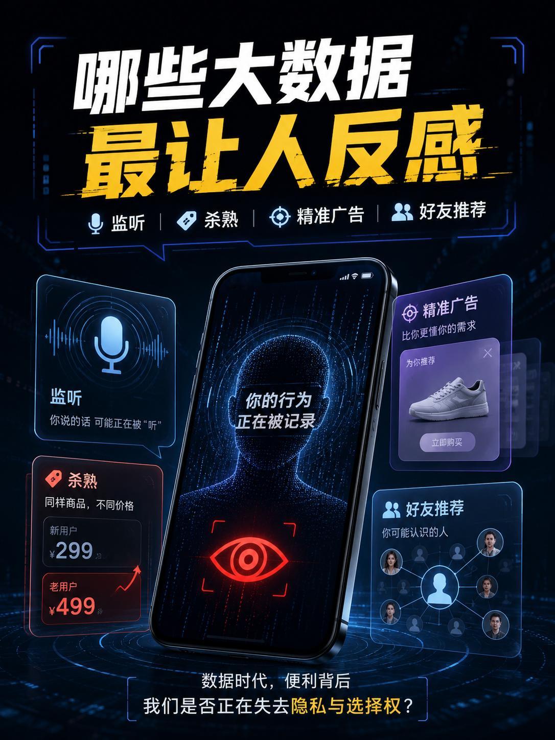 哪些大数据最让人反感最让人不舒服的  不是它知道你喜欢什么而是它知道得太多  还