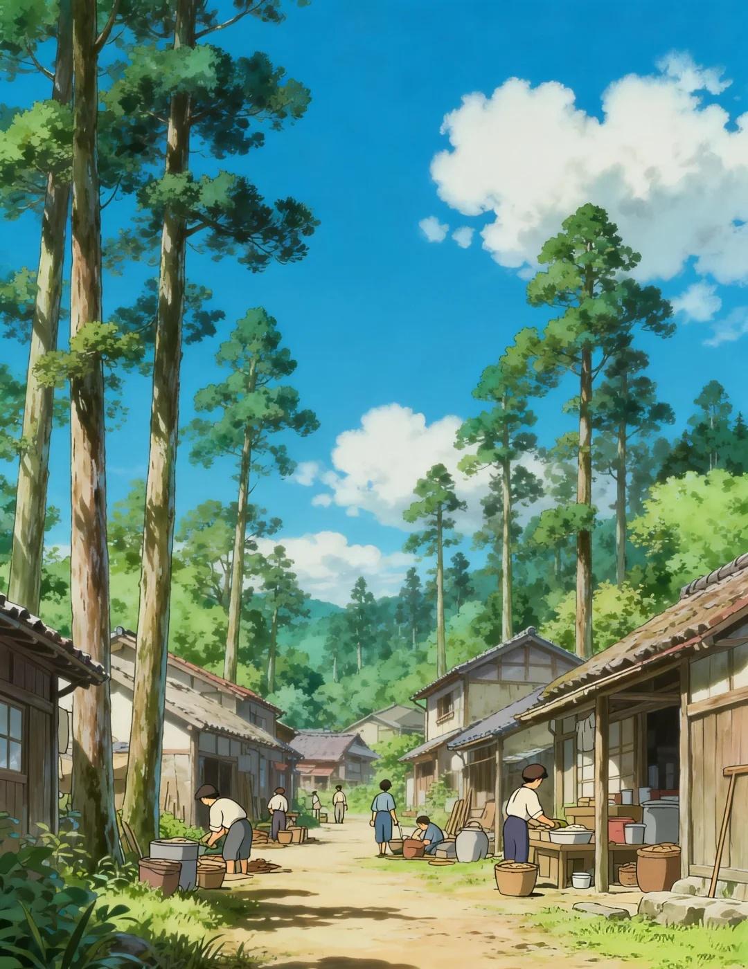 感受~岁月静好
吉卜力风 宫崎骏 回到小时候 治愈系田园 慢下来的时光 惬意的生