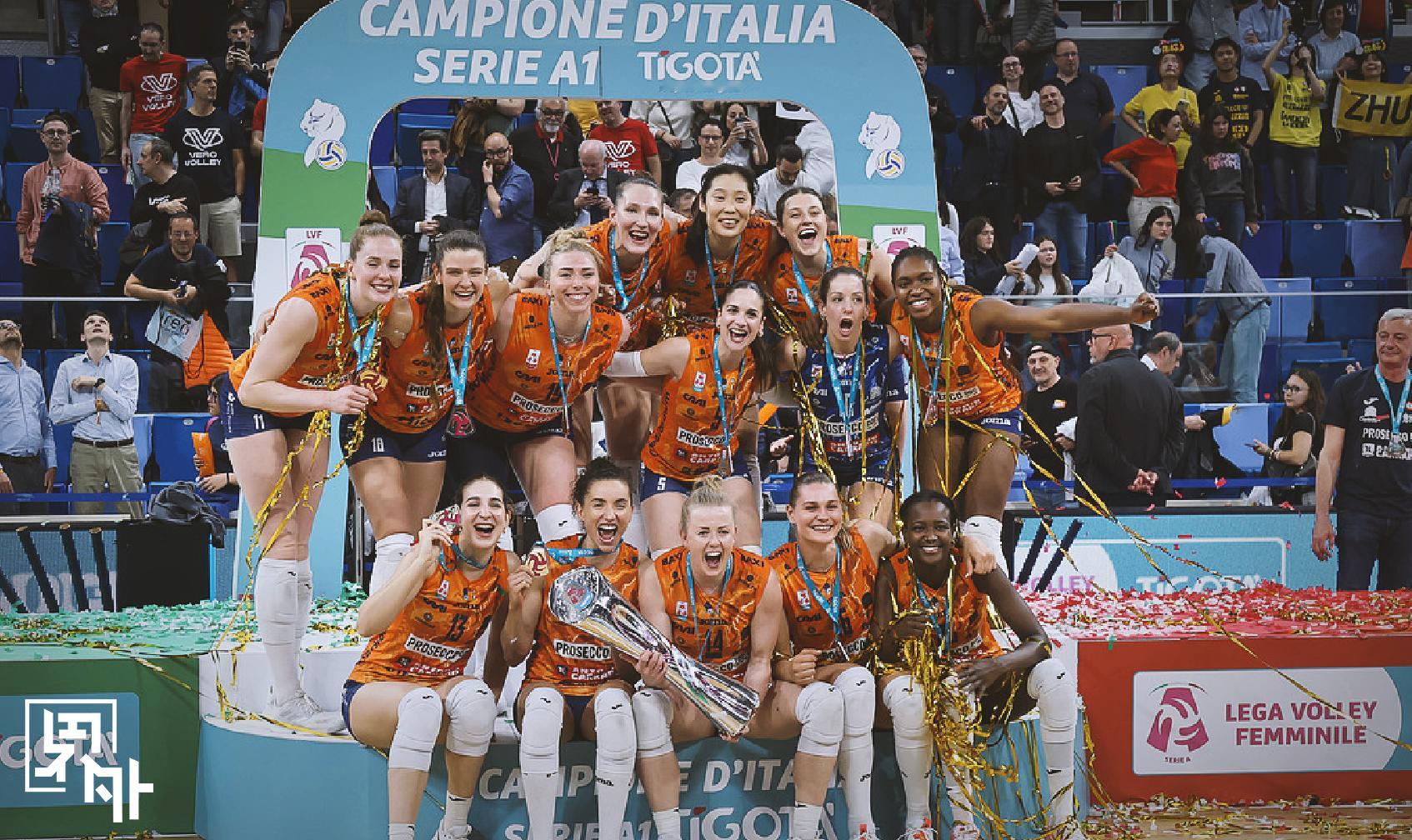 朱婷夺生涯第26冠  又是一座里程碑，31岁朱婷再度登顶意甲！熬过伤病的阴霾，朱