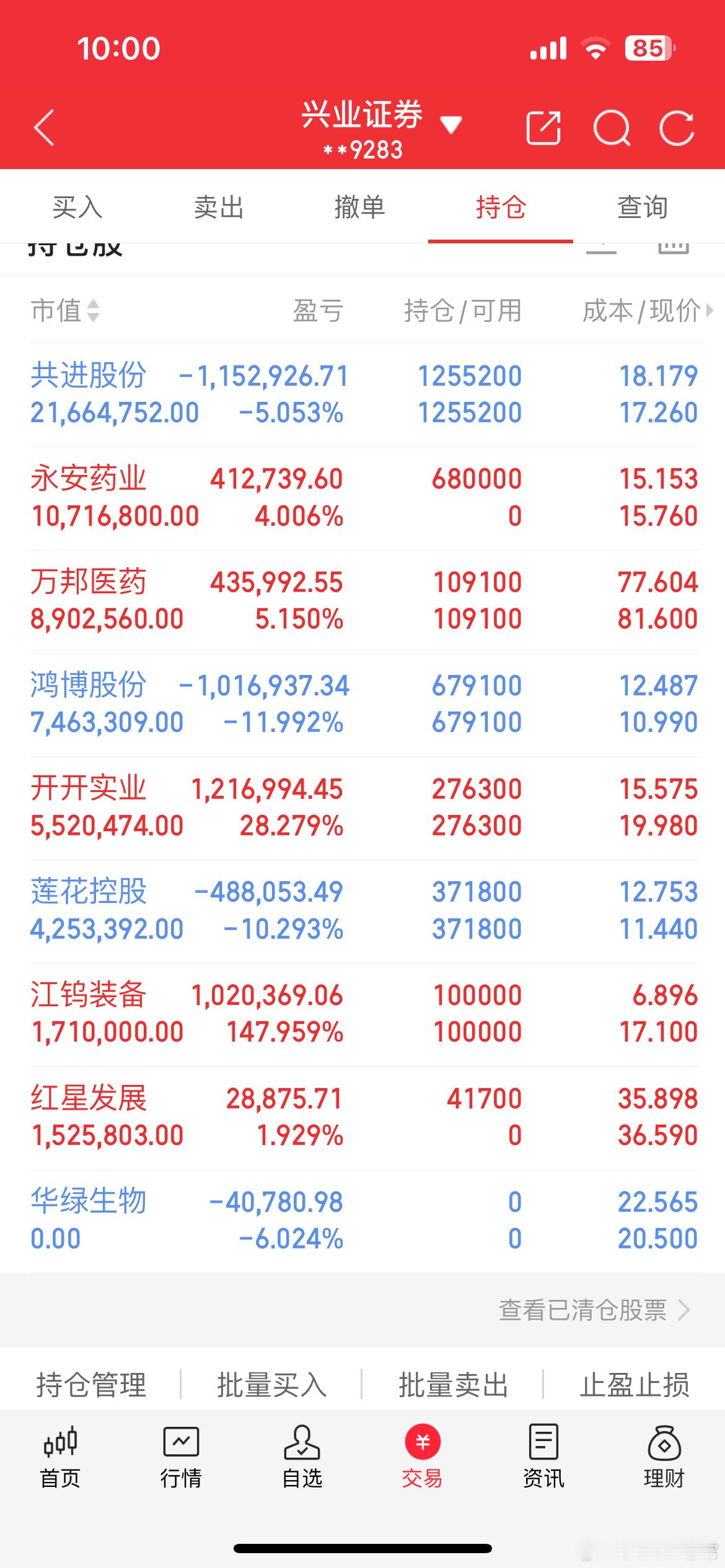 哎呀，还得医药强啊。 
